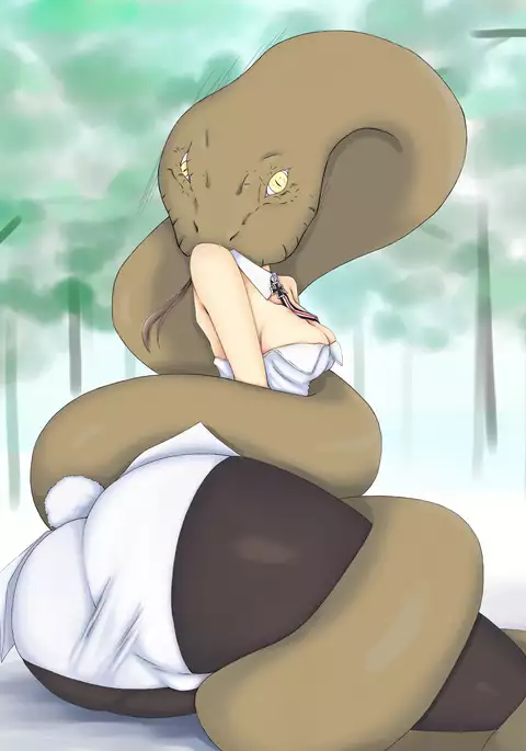 蛇とお姉ちゃん。