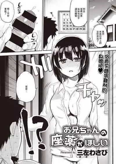 Onii-chan no Zayaku ga Hoshii