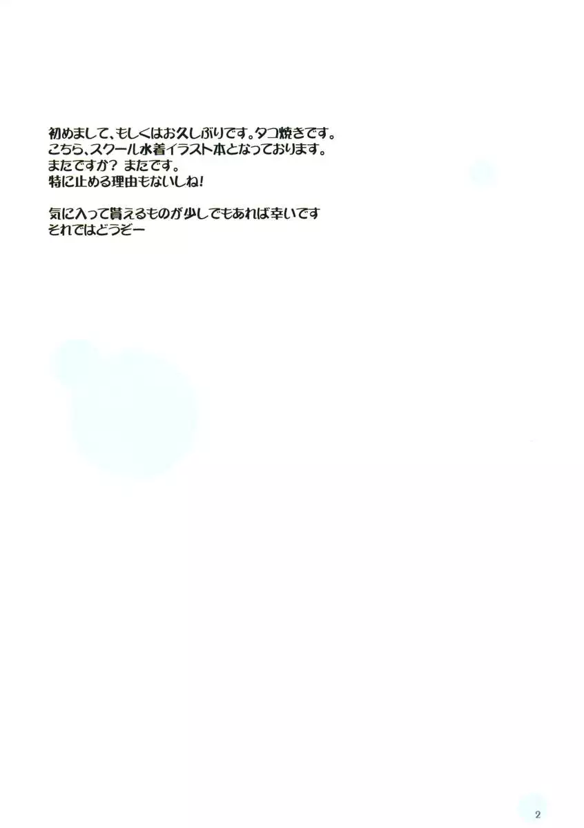 School Mizugi Illustration Book II