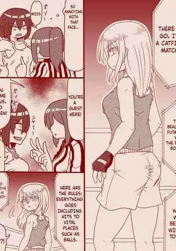 A futanari girl gets her balls hurt during body check (TERA) (COMPLETE)