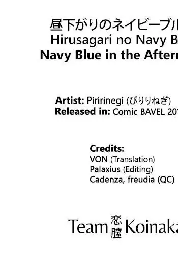 Navy Blue in the Afternoon